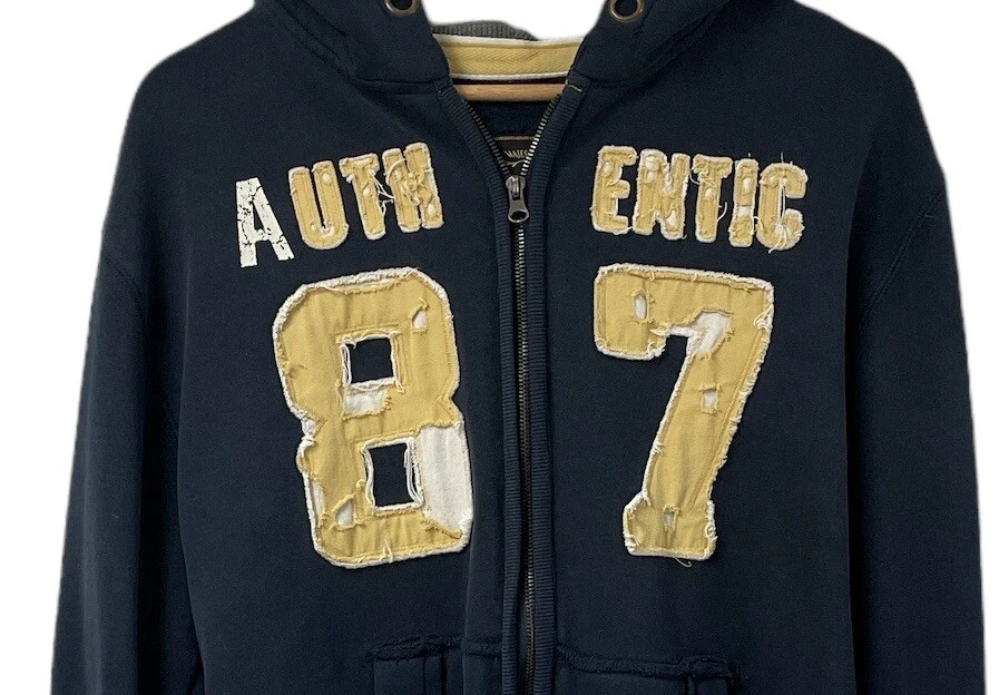 VETEMENTS Majestic Kingdom Felpa con Felpa con Felpa con Oro Autentiche Tasche Abbigliamento Vintage