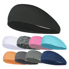 Headband Stretch Sports Yoga Gym Hair Band Head Wrap Sweatband for Women Men