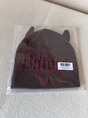 Palace Skateboards Horny Nein Cuff Beanie - Brown - NEW | eBay