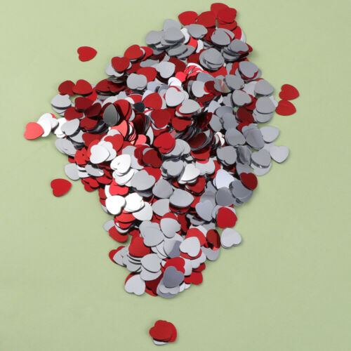 Valentine's Day Table Scatter Valentine Table Decor Metallic Heart Sequins