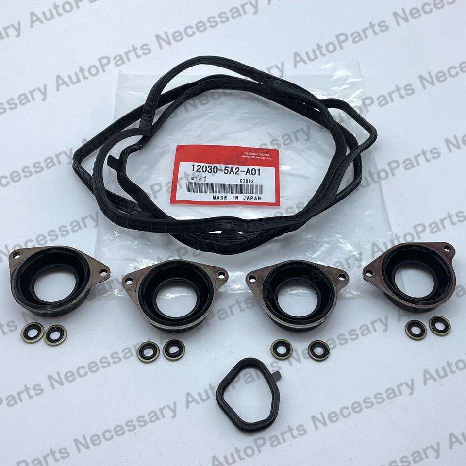 Genuine OEM Valve Cover Gasket Kit FULL SEAL SET for Honda Accord 2.4L CR-V TLX - Изображение 3 из 4