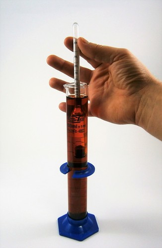 Alcoholmeter + Test Tube with Scale, Alcohol Meter, Alkholmeter for Distillation