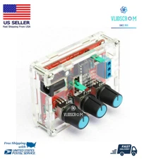 Assembled XR2206 Function Signal Generator Sine Output 1HZ-1MHZ + Acrylic Case