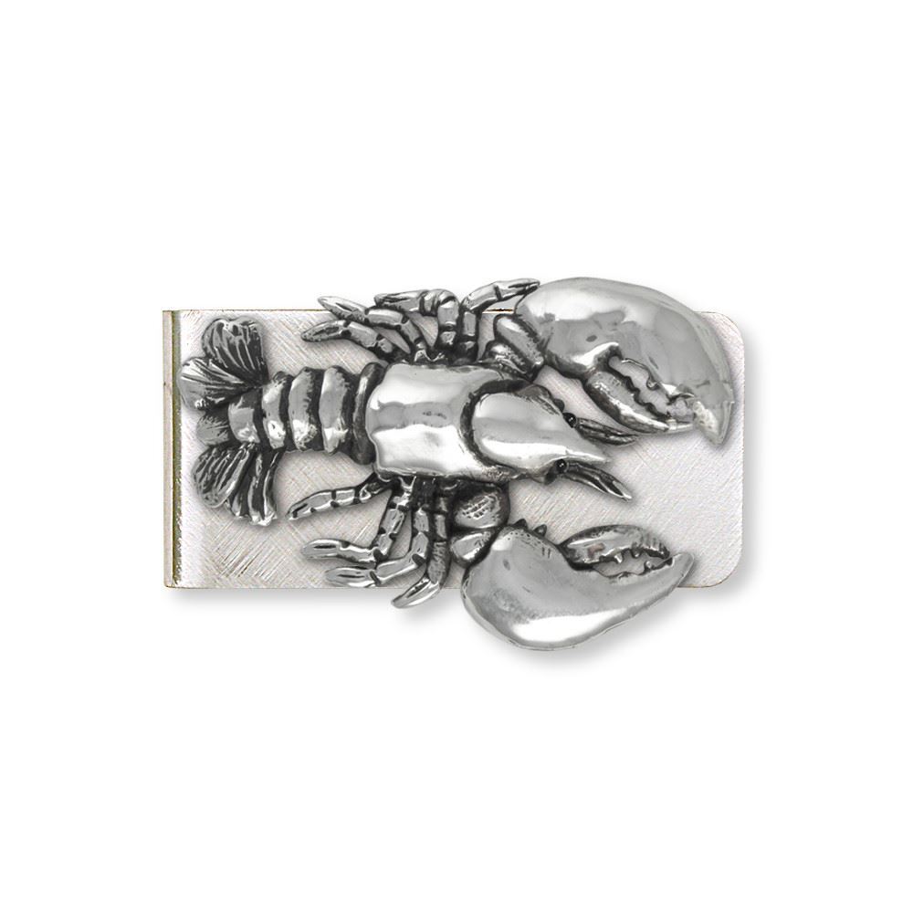 Sterling Silver Handmade Lobster Money Clip Sealife Jewelry LOB1-MC-image
