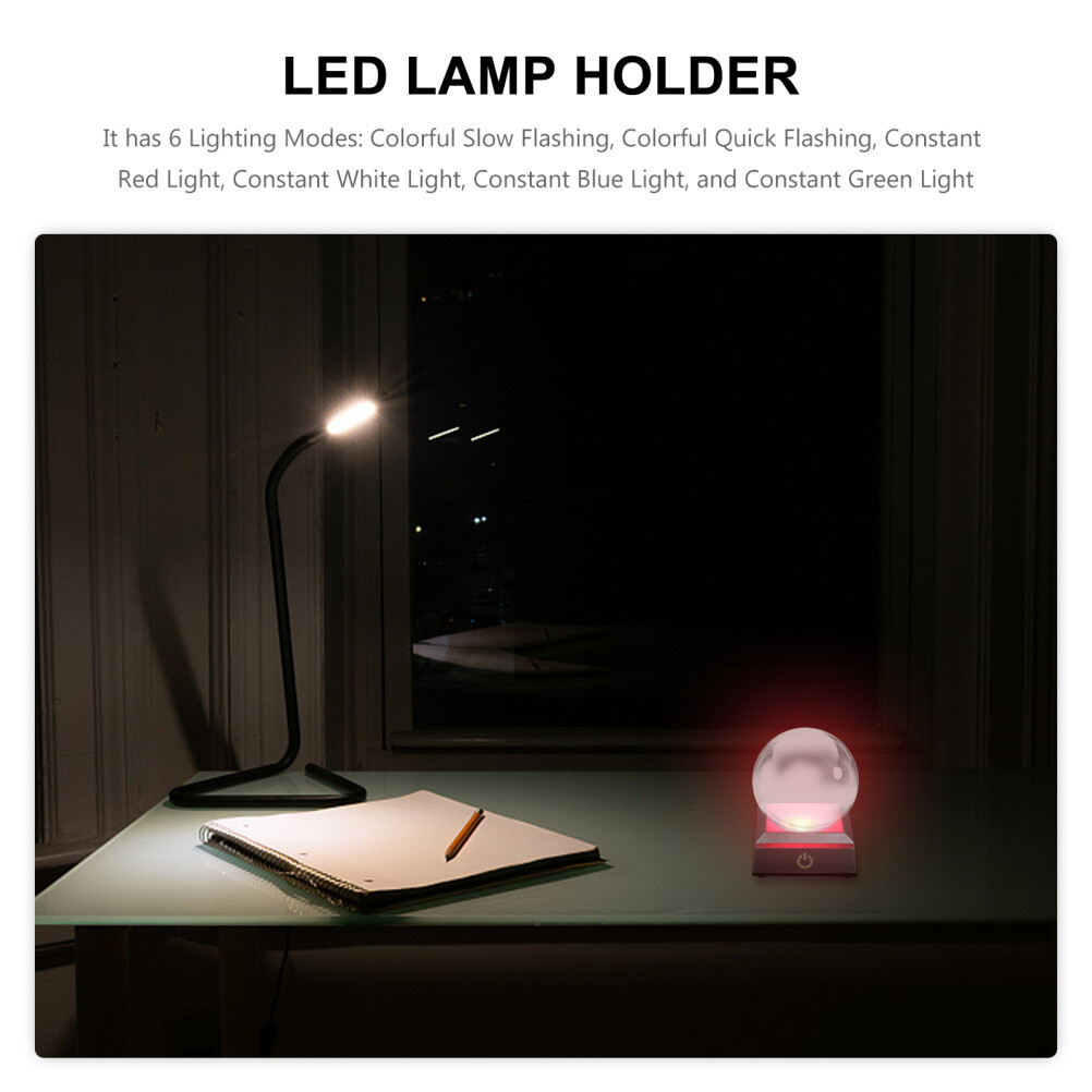 LED Light Base Square Stand With 6 Lighting Modes for 3d Crystal