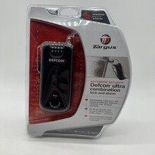 BRAND NEW FACTORY SEALED Targus DEFCON 1 Ultra Combination Lock and Alarm