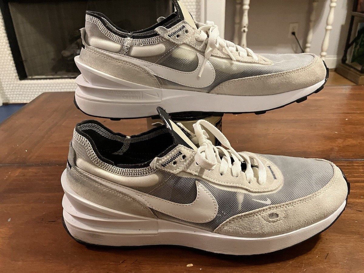 Nike Waffle One Men\'s Size 13 Shoes Sneakers Summit White-Black DA7995-100 Size 13 - Nike Waffle One Summit White for sale online | eBay main image 4