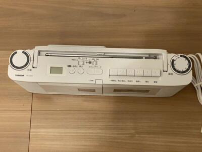 TOSHIBA CD Radio Cassette Recorder TY-CDV1-W White Portable