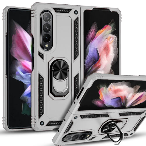 For Samsung Galaxy Z Fold 4 Case Phone Cover Shockproof Ring Holder Kickstand - Picture 41 of 48