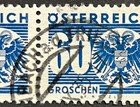 Austria, Postage Due, Used Strip of Four, Scott #J170, Michel #170, Extra Fine — photo 2