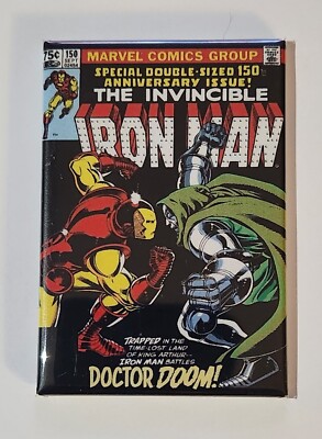 Ironman 150  Refrigerator Magnet 2'' by 3'' Marvel Comic Dr Doom