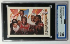 1991 Skybox Chicago Bulls Starting Team Michael Jordan #337 MINT 10