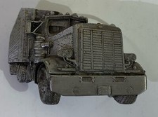 Semi Truck Belt Buckle Eighteen Wheeler Bergamot Brass Works 1977