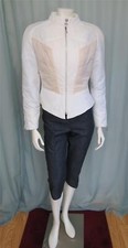 Thierry Mugler MTM Y2k 1990's lightly insulated Nylon Peplum jacket size S-M