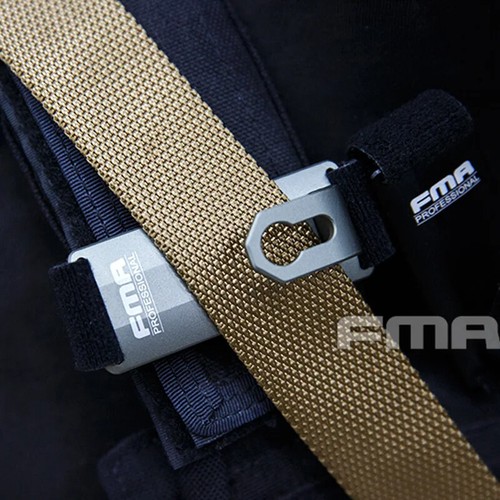 FMA Sling Fixed Hook Shoulder Mount Clip Molle Chest Rig Vest Accessories - Picture 11 of 21