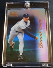 RARE 1996 DAVID CONE SELECT CERTIFIED MIRROR BLUE #64 YANKEES 45 MADE (704)