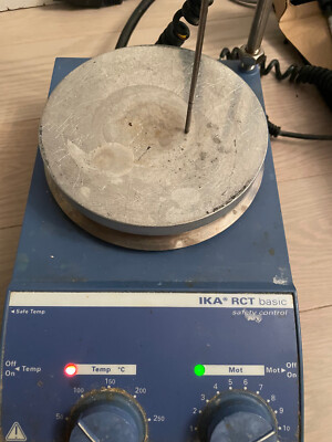 IKA RCT basic ETS-D4 probe   hotplate/ stirrer  digital magnetic hot plate  bxf