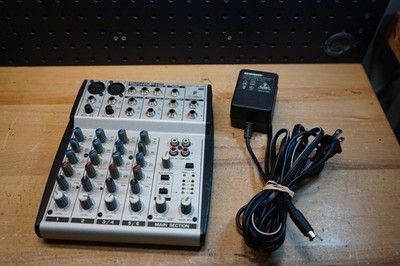 (S) Behringer Eurorack UB802 8-Input 2-Bus Mixer w/ Power Supply