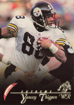 Yancey Thigpen #139 1997 Collector's Edge Extreme Pittsburgh Steelers Football