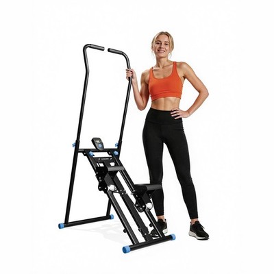 Stair Stepper with Resistance, Home Gym Stair Stepper, Folding Vertical Climb...