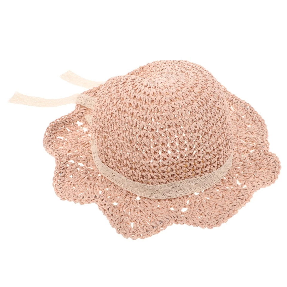 Chapeau De Plage Soleil En Paille Pour Tout-petit D'extérieur Enfants - Photo 4/4