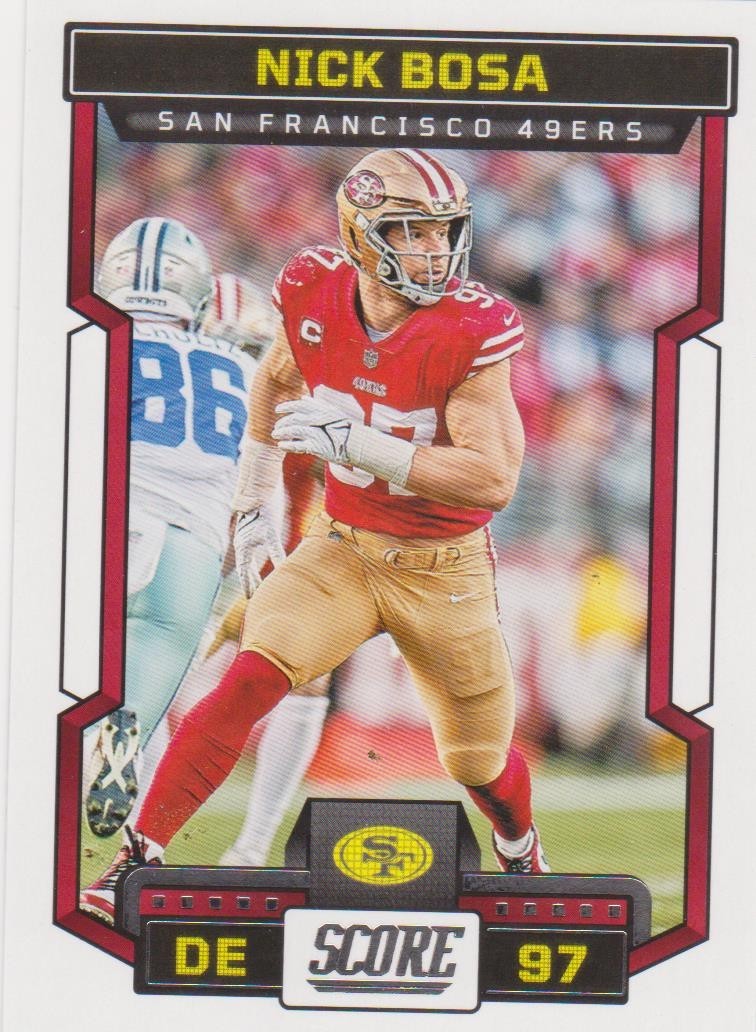 2023 Score Football- Nick Bosa #176 San Francisco 49ers