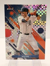 2025 Topps Finest #29 Jace Jung Detroit Tigers Checkerboard RC