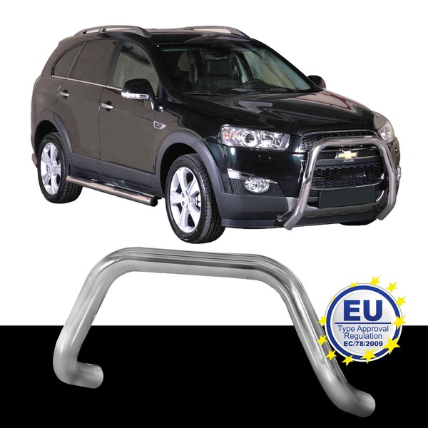 FrontbüGel Edelstahl Passend FüR Chevrolet Captiva Ab 2011 Ø76Mm-image