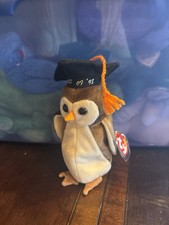 Ty Beanie Baby Wise the Owl Class of 1998 Graduation w/ Tag