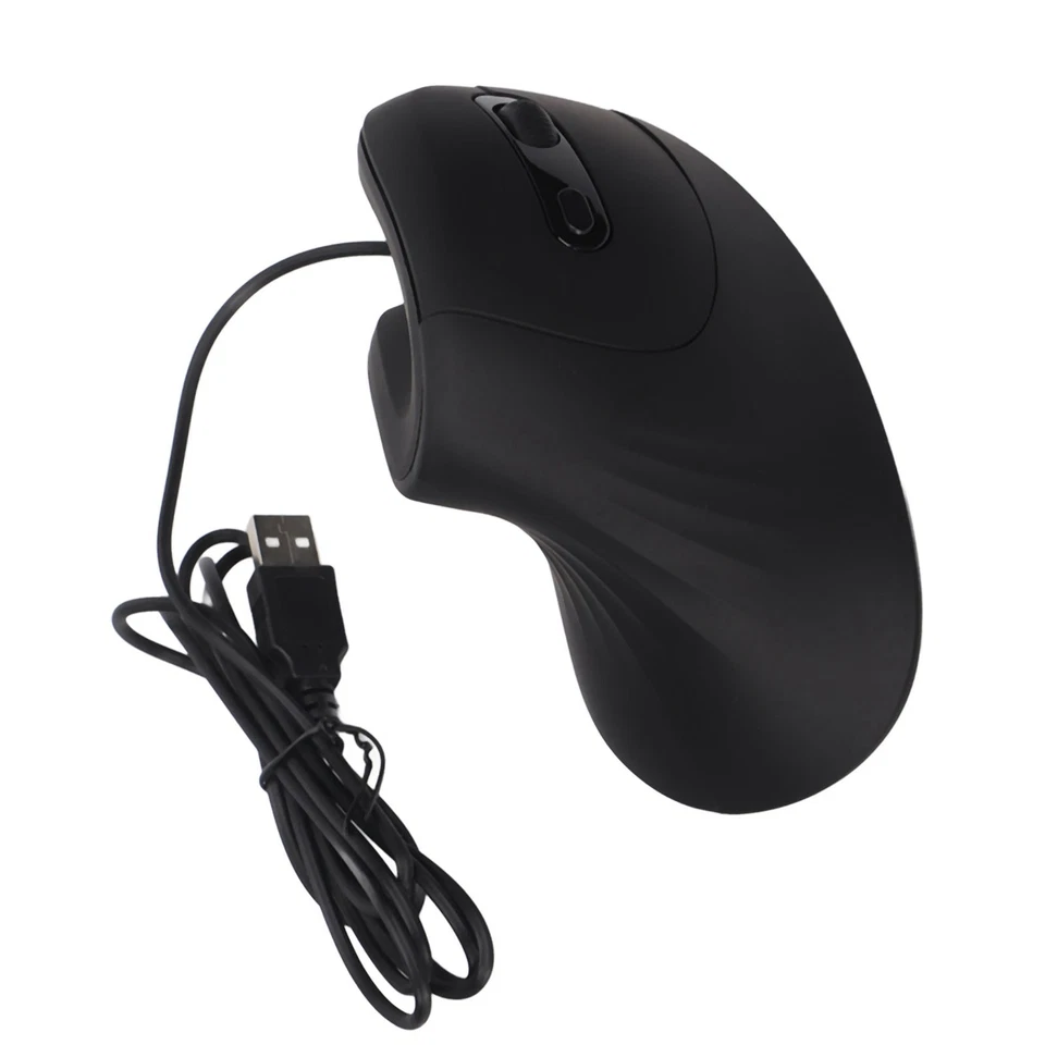 Wired Vertical Mouse 6 Buttons 800‑1200‑2400‑3200 Dpi Usb Wired Vertical E AM - Image 2 of 4