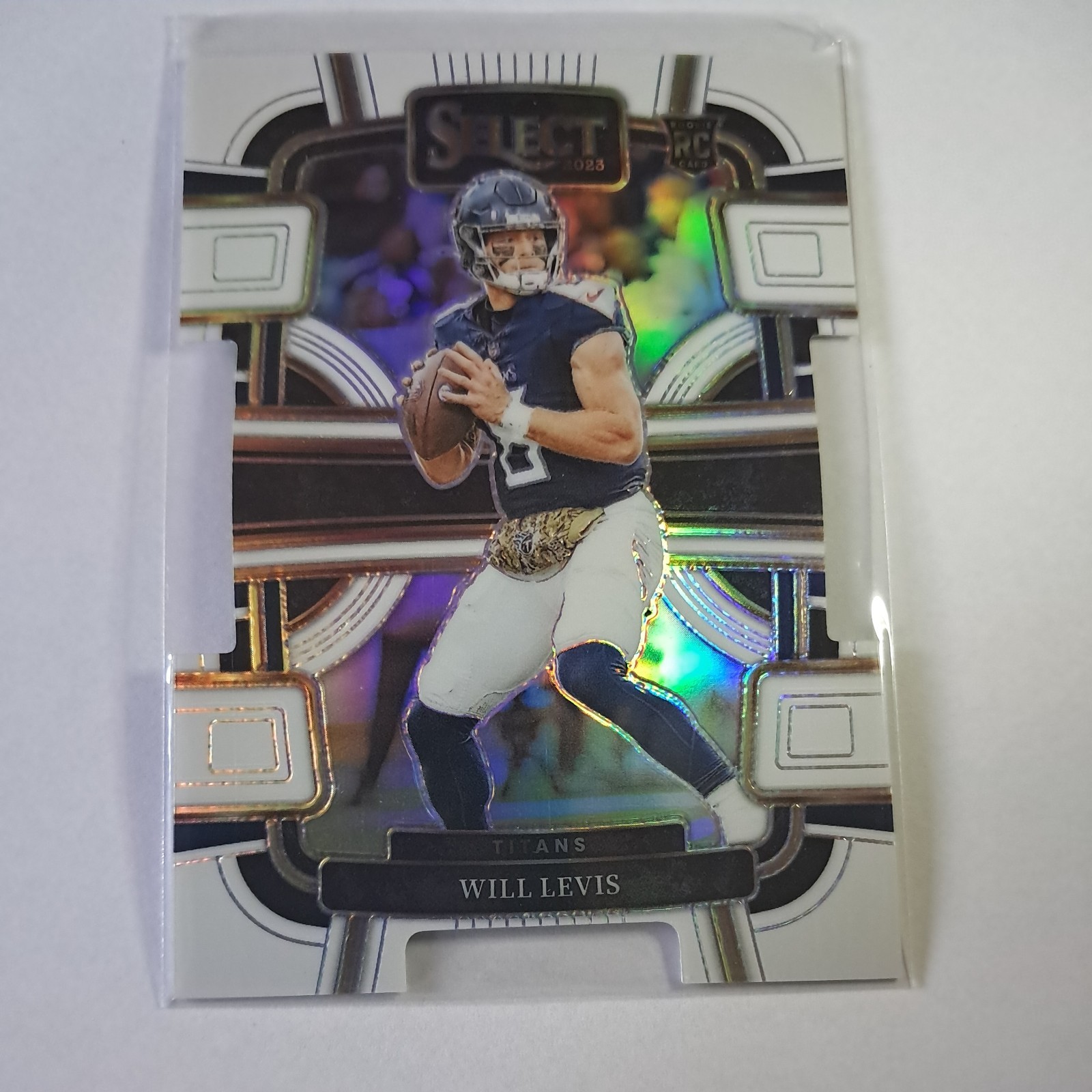 2023 Select Will Levis RC White PRIZM Die-Cut Rookie 148/199 Tennessee Titans