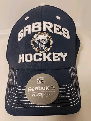 Buffalo Sabres Hockey NHL Reebok Baseball Cap Superflex Adjustable Hat L/XL NEW