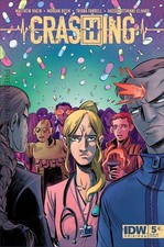 Crashing #5C VF/NM; IDW | Last Issue - w/Bag+Board