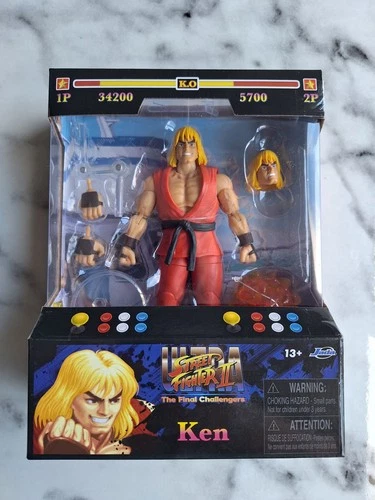 Jada Toys Ultra Street Fighter II: The Final Challengers Ken Action Figure
