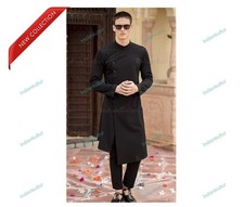 MenBoys Indian Top Shirt Solid Kurta Mens Wear Cotton Kurta