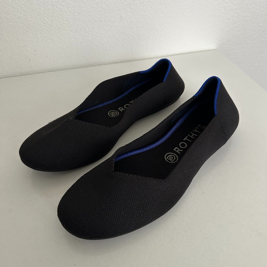 Rothy's The Flat Black Solid Washable Comfort Min… - image 3