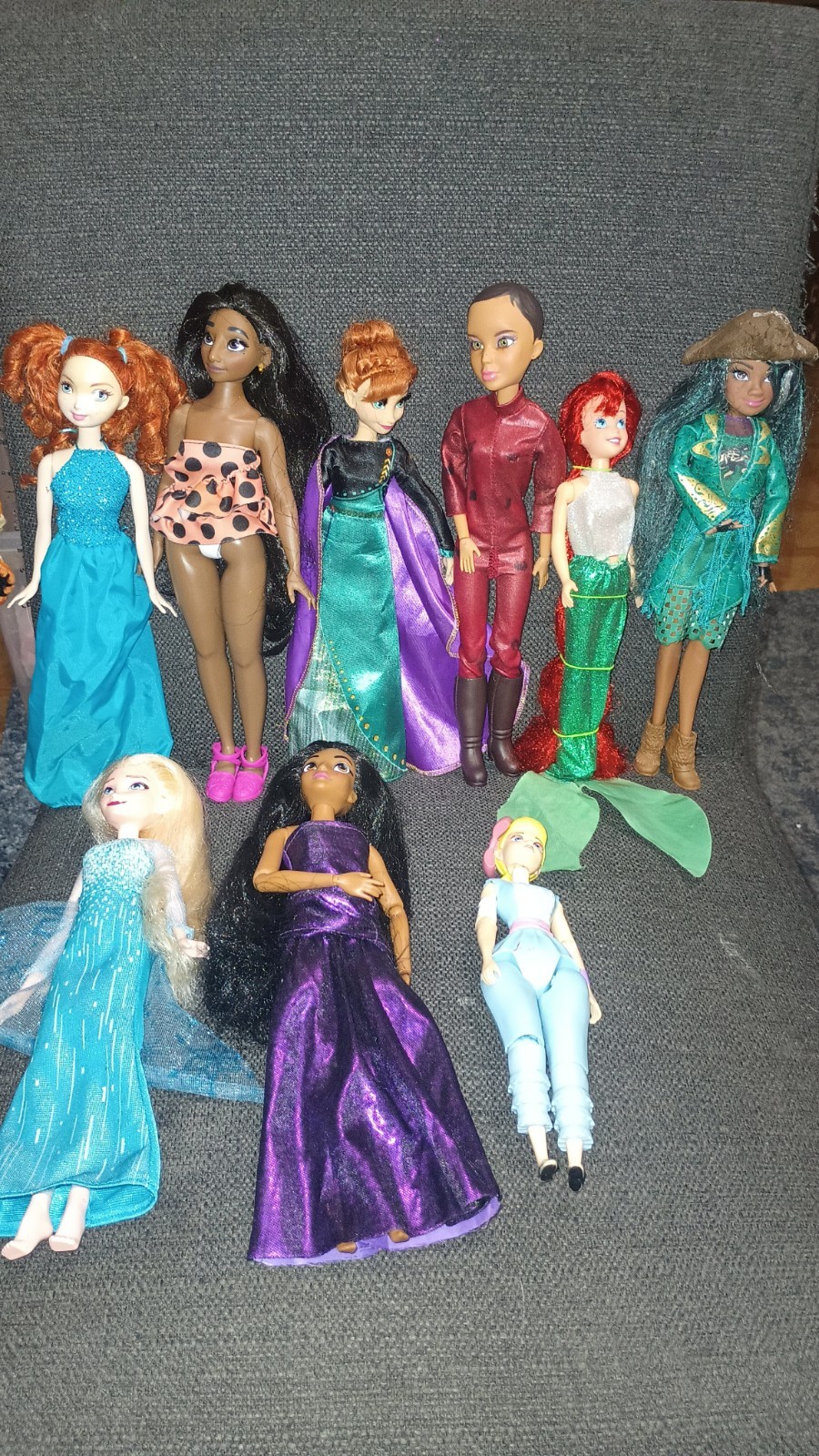 Lot Of 9 Disney Dolls (Lot#3)