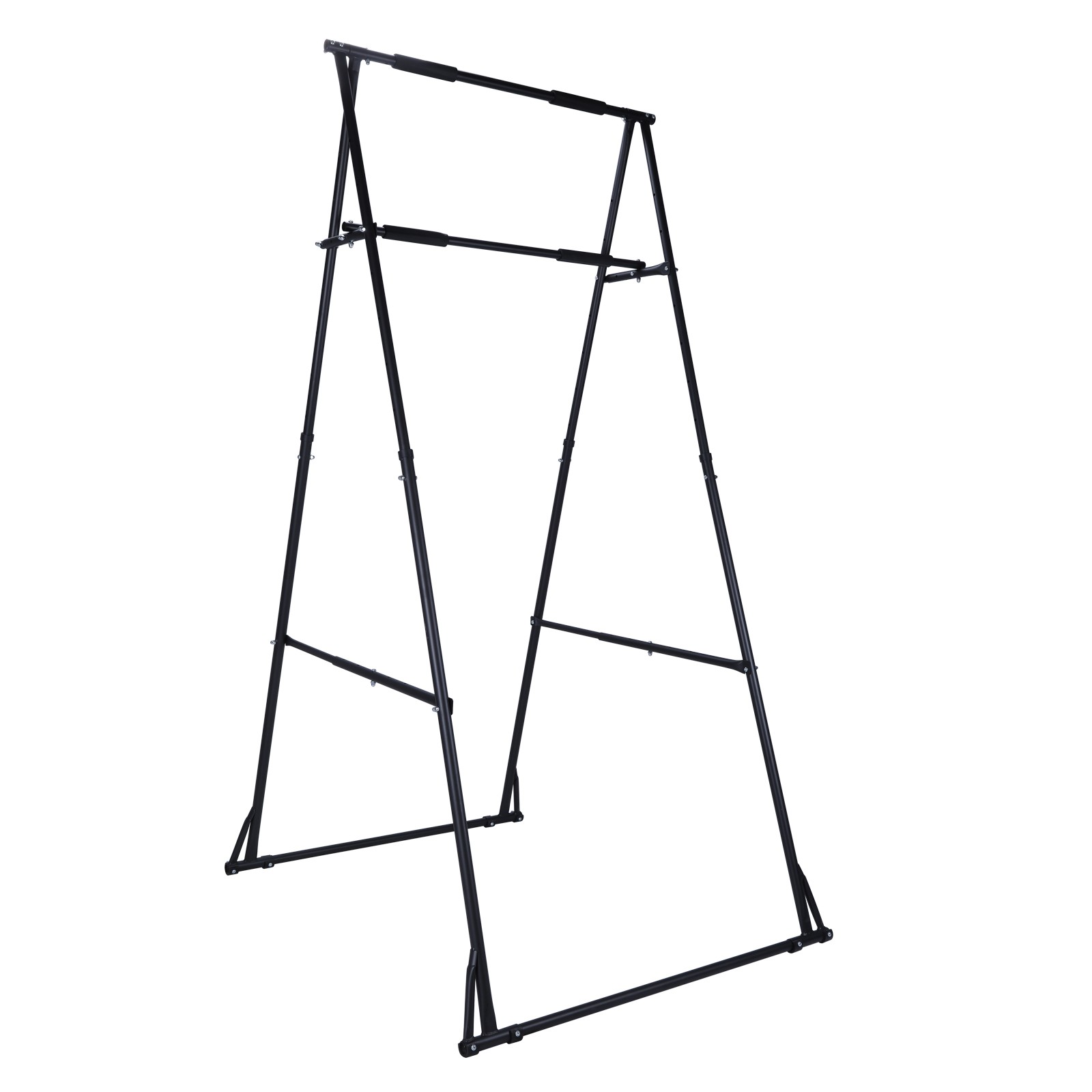 Foldable Multifunctional Exercise Rack Adjustable Pull Up Station for Home Gym