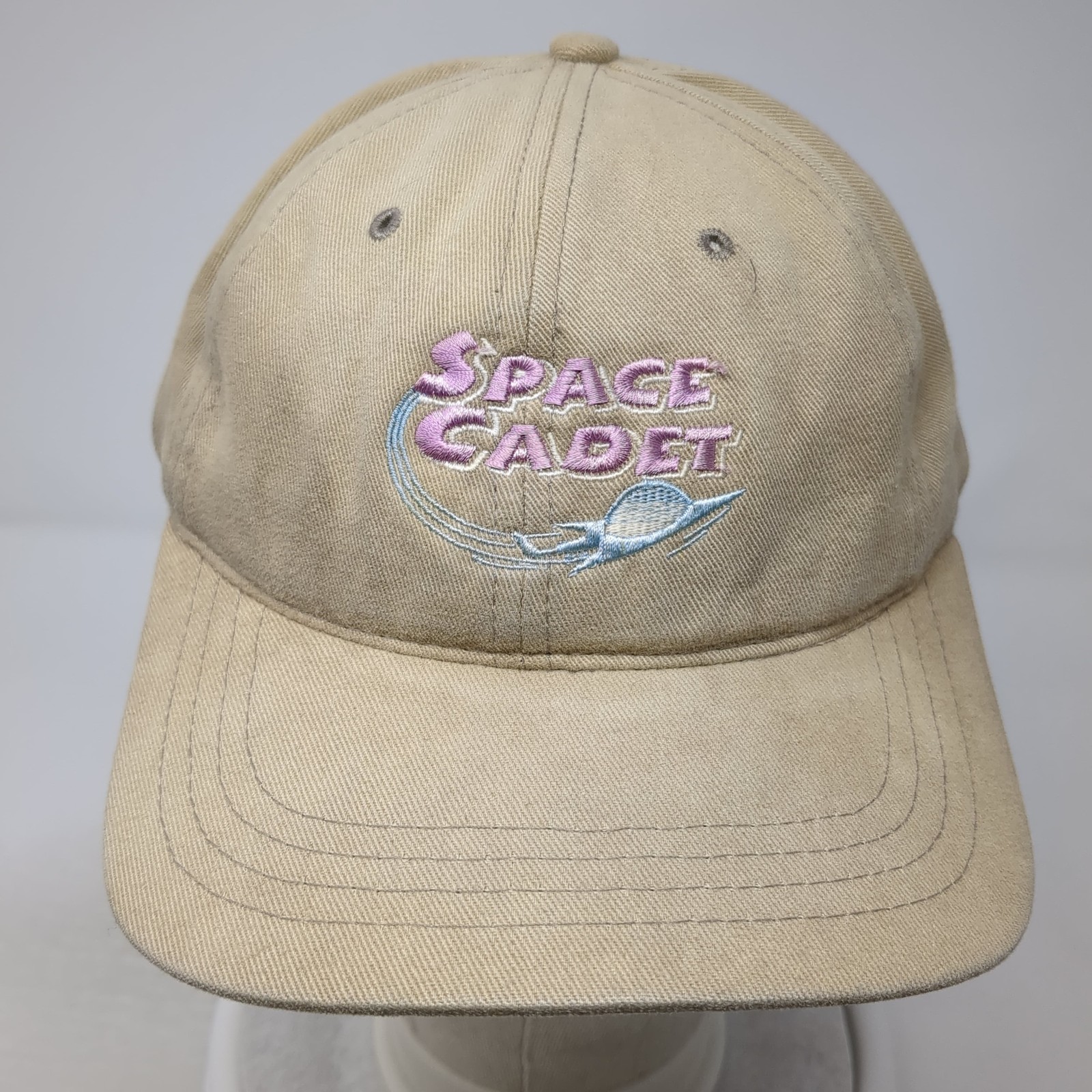 Space Cadet Slideback Hat Solid Beige One Size Em… - image 2