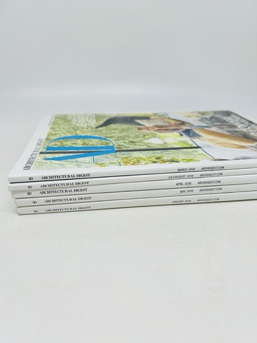 2018 Architectural Digest Magazines Interior Design Ads Lot of 5 - Picture 7 of 9