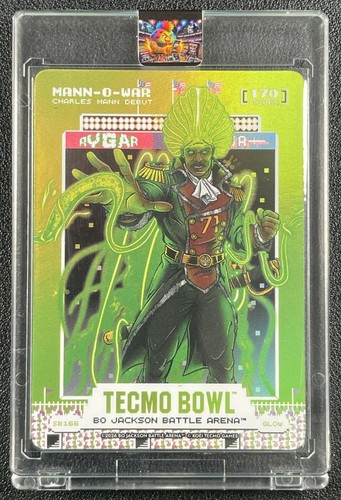 MANN-O-WAR 2026 BO JACKSON BATTLE ARENA TECMO BOWL #SB166 DEBUT SCOREBOARD SSP