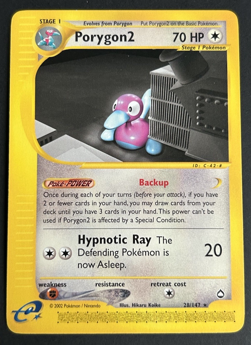 Pokémon Porygon2 028/147 Aquapolis NM