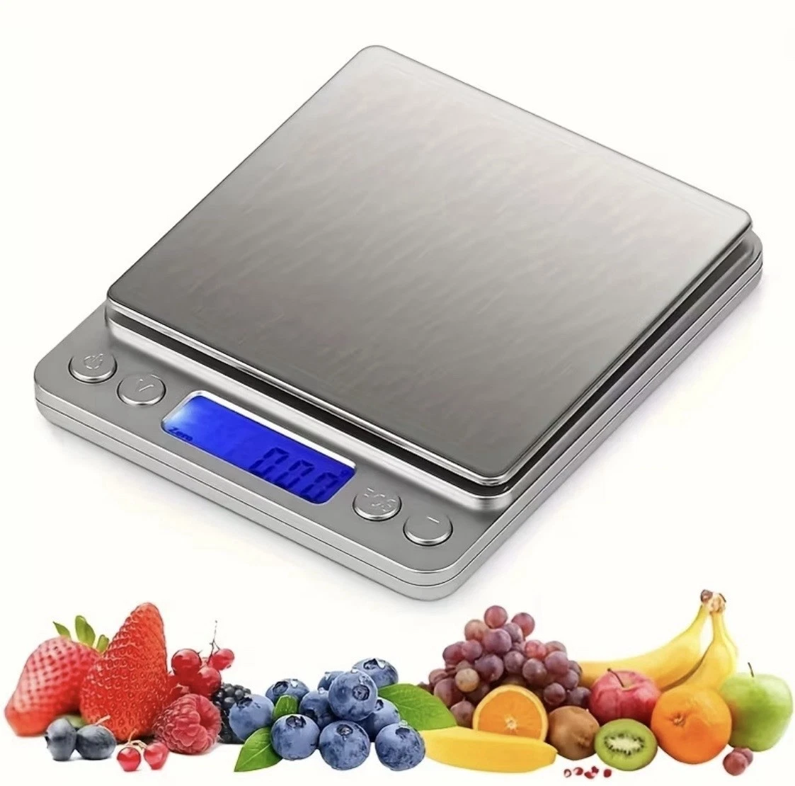 3000g Professional Digital Scale Coins - Jewelry - Kitchen - Pharma - Postage