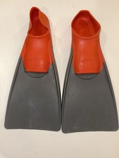 FINIS Floating Swim Training Fins Orange Gray...