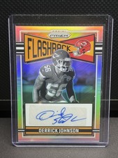 2025 Panini Prizm - Flashback Autographs Derrick Johnson #FLA-DJN /149 (AU)