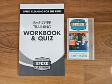 New Speed Cleaning Employee Training USB Flash Drive English Spanish & Workbook