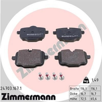 Zimmermann BremsbelÄGe Bmw 3 G20 G80 G28 4 G22 G82 5 F10 F11 6 F12 7 G11 G12