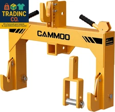 3-Point Quick Hitch with 2" Receiver＆Extra Versatile Adapter, Adaptation to Cate