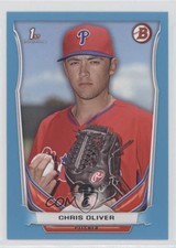 2014 Bowman Draft Blue 327/399 Chris Oliver #DP106 2f9
