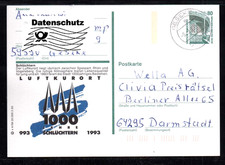 X408# Bund BPK Bildpostkarte x 4/58 Schlüchtern, Stempel 59590 GESEKE 06.09.1993